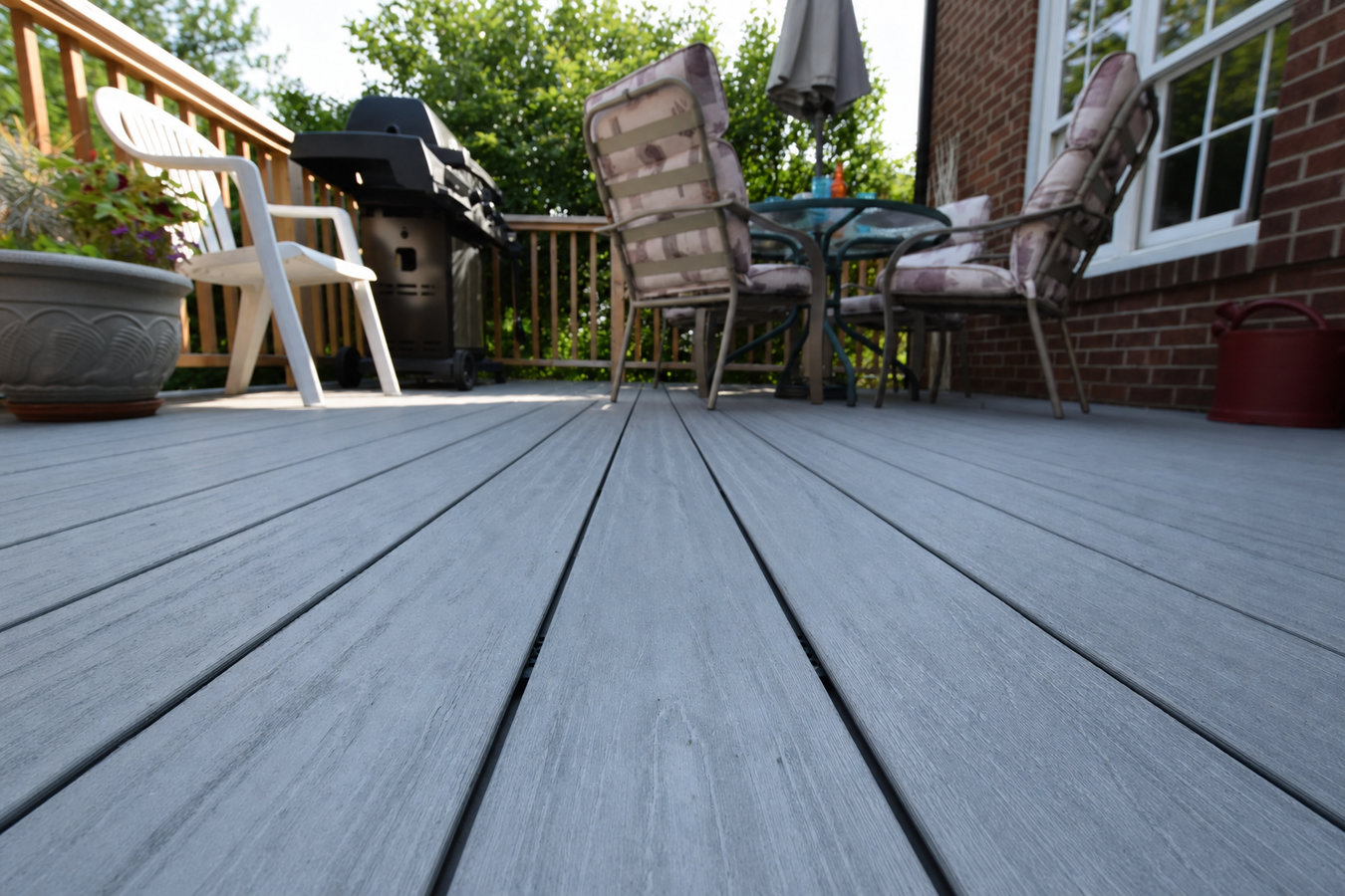 Trex deck installation